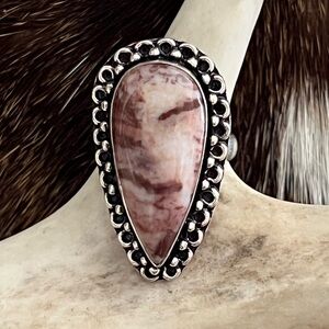 925 silver coffee bean Jasper